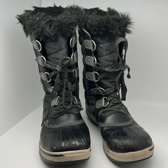 Sorel Unisex Tofino II Waterproof‎ Cold Weather Black Winter Boots Youth Size 5 - Picture 2 of 10